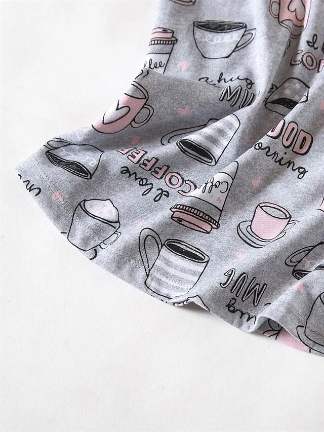 Women's Pajamas Pajama Top And Pant Sets Cat Butterfly Casual Comfort Sweet Home Daily Bed Cotton Breathable V Wire Short Sleeve T Shirt Tee Pant Elastic Waist Summer Spring Pink Blue 17 Women's Pajamas Pajama Top And Pant Sets Cat Butterfly Casual Comfort Sweet Home Daily Bed Cotton Breathable V Wire Short Sleeve T Shirt Tee Pant Elastic Waist Summer Spring Pink Blue - Image 17