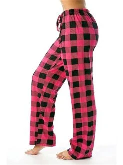 Women's Pajama Pants Christmas Grid / Plaid Simple Casual Soft Home Polyester Warm Breathable Pant Elastic Waist Fall Winter White Pink 39 Women's Pajama Pants Christmas Grid / Plaid Simple Casual Soft Home Polyester Warm Breathable Pant Elastic Waist Fall Winter White Pink -Deals The Sexy Bra Store ubmseb1696231996493