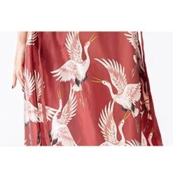 Women's Gift Robes Gown Pajamas Bathrobes Home Party Wedding Party Spa Print Crane Animal Silk Simple Soft Kimono Robes Sweet Fall Spring Summer V Wire Long Sleeve Tie Closure Belt Included 26 Women's Gift Robes Gown Pajamas Bathrobes Home Party Wedding Party Spa Print Crane Animal Silk Simple Soft Kimono Robes Sweet Fall Spring Summer V Wire Long Sleeve Tie Closure Belt Included -Deals The Sexy Bra Store uhquvb1630034101083