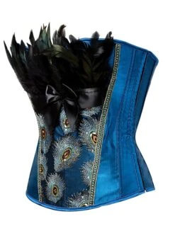 Women's Corsets Halloween Prom Party & Evening Club Black Blue Spandex Sexy Overbust Corset Lace Up Backless Tummy Control Artwork Fall Winter -Deals The Sexy Bra Store ukxrzr1663064050758