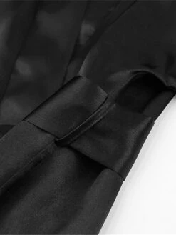 Women's Pajamas Bathrobe Robes Gown Pure Color Simple Casual Comfort Wedding Party Satin Breathable V Wire Long Sleeve Feather Fall Winter Black White 33 Women's Pajamas Bathrobe Robes Gown Pure Color Simple Casual Comfort Wedding Party Satin Breathable V Wire Long Sleeve Feather Fall Winter Black White -Deals The Sexy Bra Store uoxnap1692861974434