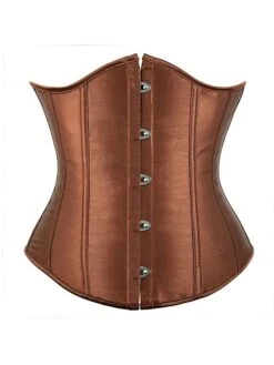 Women's Pink Corsets Shapewear Pure Color Corsets Party Christmas Date Satin Breathable Sleeveless Backless Summer Spring Black White -Deals The Sexy Bra Store uslddx1697170336851