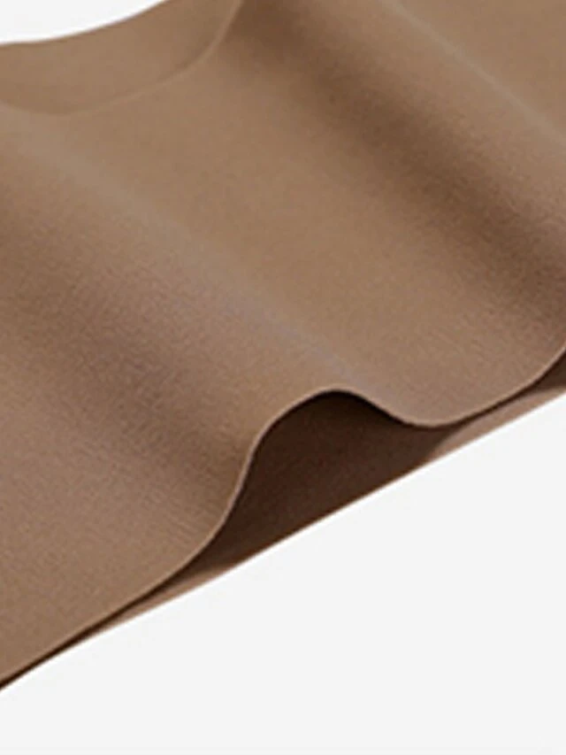 Women's Wireless Bras Padded Bras Adjustable 3/4 Cup V Neck Breathable Pure Color Pull-On Closure Date Casual Daily Nylon Sexy 1 Set Black Brown / Bra & Panty Set 8 Women's Wireless Bras Padded Bras Adjustable 3/4 Cup V Neck Breathable Pure Color Pull-On Closure Date Casual Daily Nylon Sexy 1 Set Black Brown / Bra & Panty Set - Image 8
