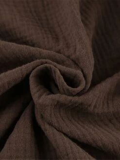 Women's Pajamas Bathrobe Robes Gown Pure Color Simple Casual Comfort Home Daily Bed Cotton Breathable V Wire Long Sleeve Pocket Summer Fall Orange Brown -Deals The Sexy Bra Store uwumyg1693206737904