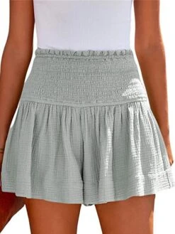 Women's Loungewear Pants Pure Color Simple Basic Casual Home Daily Vacation Cotton Breathable Shorts Summer Spring Black White -Deals The Sexy Bra Store uykczu1679462577004