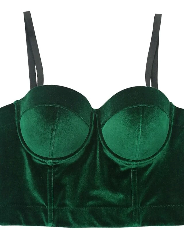 Corset Women's Corset Tops Prom Party & Evening Club Black Wine Green Sexy Overbust Corset Buckle Backless Tummy Control Pure Color Summer Spring 1 Corset Women's Corset Tops Prom Party & Evening Club Black Wine Green Sexy Overbust Corset Buckle Backless Tummy Control Pure Color Summer Spring