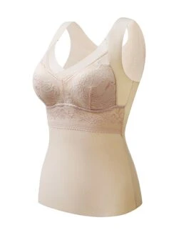 Women's Top Thermal Shirt Pure Color Warm Fashion Home Street Daily Polyester Warm Breathable Straps Sleeveless Fall Winter Black Color -Deals The Sexy Bra Store vaijmh1694072377386