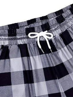 Women's Lounge Pants Christmas Grid / Plaid Casual Comfort Soft Home Daily Bed Polyester Breathable Pant Pocket Elastic Waist Fall Winter Yellow Red -Deals The Sexy Bra Store vakial1695628351094