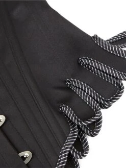 Corset Women's Corset Tops Party & Evening Club Black Blue Sexy Overbust Corset Hook & Eye Lace Up Retro Tummy Control Push Up Flower Fall Winter -Deals The Sexy Bra Store vebamn1658476222446