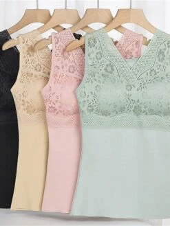 Women's Top Thermal Underwear Pure Color Warm Fashion Home Street Daily Cotton Warm Breathable Straps Sleeveless Summer Spring Black Pink