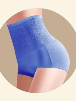 Women's Panties Waist Trainer Pure Color Undergarments Comfort Home Daily Bed Polyester Breathable Elastic Waist Summer Spring Lotus Pink Black -Deals The Sexy Bra Store veyjyo1697074770354