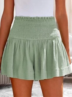 Women's Loungewear Pants Pure Color Simple Basic Casual Home Daily Vacation Cotton Breathable Shorts Summer Spring Black White