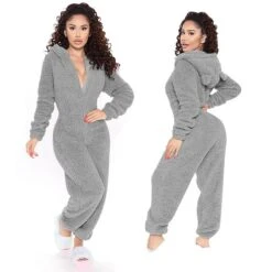 Women's Flannel Onesies Pajama For Adult Jumpsuits Nighty Pure Color Simple Comfort Party Home ChristmasWarm Gift Hoodie Long Sleeve Fall Winter Black 22 Women's Flannel Onesies Pajama For Adult Jumpsuits Nighty Pure Color Simple Comfort Party Home ChristmasWarm Gift Hoodie Long Sleeve Fall Winter Black -Deals The Sexy Bra Store vitwub1639475933979
