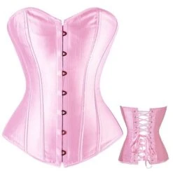 Corset Women's Plus Size Corsets Country Bavarian Overbust Corset Classic Tummy Control Push Up Pure Color Hook & Eye Lace Up Nylon Polyester Christmas Halloween Wedding Party Oktoberfest Costume -Deals The Sexy Bra Store vmmnze1605078557518