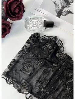 Corset Women's Corset Tops Prom Party & Evening Club Black White Red Sexy Underbust Corset Buckle Tummy Control Lace Summer Spring -Deals The Sexy Bra Store voyaus1647853871337