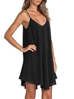 Women's Pajamas Nightgown Nightshirt Dress Pure Color Simple Casual Soft Home Daily Bed Polyester Breathable Straps Sleeveless Backless Summer Spring Black Navy Blue 8 Women's Pajamas Nightgown Nightshirt Dress Pure Color Simple Casual Soft Home Daily Bed Polyester Breathable Straps Sleeveless Backless Summer Spring Black Navy Blue -Deals The Sexy Bra Store vsrknv1681882087140