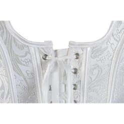 Corset Women's Corsets Halloween Wedding Party Party & Evening Plus Size Black White Purple Breathable Overbust Corset Zipper Lace Up Backless Tummy Control Push Up Flower All Seasons -Deals The Sexy Bra Store vwioxt1659435991501