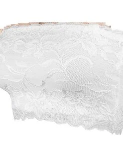 Women's Plus Size Sexy Lingerie Top Pure Color Hot Comfort Sweet Home Date Valentine's Day Polyester Breathable Bandeau Sleeveless Backless Summer Spring White Beige 7 Women's Plus Size Sexy Lingerie Top Pure Color Hot Comfort Sweet Home Date Valentine's Day Polyester Breathable Bandeau Sleeveless Backless Summer Spring White Beige -Deals The Sexy Bra Store wattnf1680599081320