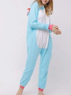 Women's Winter Onesies Pajama For Adult Jumpsuits Animal Cartoon Comfort Soft Plush Home Daily Bed Cotton Warm Hoodie Long Sleeve Hoodie Winter Fall Blue Pink / Flannel / Pjs / Sweet -Deals The Sexy Bra Store wduxgm1665294156160
