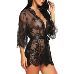 Women's Plus Size Sexy Lingerie Chemises & Negligees Spandex Transparent White Black / Super Sexy 25 Women's Plus Size Sexy Lingerie Chemises & Negligees Spandex Transparent White Black / Super Sexy -Deals The Sexy Bra Store wiemmk1645693573413