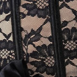 Corset Women's Plus Size Corsets Country Bavarian Overbust Corset Stylish Tummy Control Push Up Lace Solid Colored Solid Color Hook & Eye Lace Up Nylon POLY Christmas Halloween Wedding Party Birthday -Deals The Sexy Bra Store womagf1642658433861