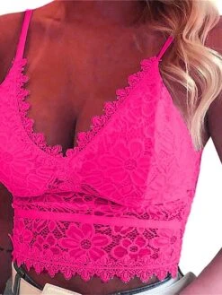 Women's Sexy Lingerie Pure Color Fashion Simple Soft Home Daily Vacation Lace Breathable Straps Sleeveless Strap Top Backless Summer Spring Black White 13 Women's Sexy Lingerie Pure Color Fashion Simple Soft Home Daily Vacation Lace Breathable Straps Sleeveless Strap Top Backless Summer Spring Black White -Deals The Sexy Bra Store wtocxo1680599093716