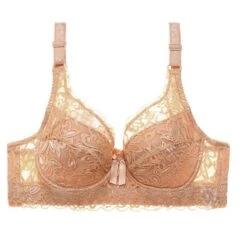 Women's Push Up Bras 3/4 Cup Lace Pure Color Hook & Eye Daily Wear POLY 1PC White Black / Plus Size / Plus Size -Deals The Sexy Bra Store wufevz1617265451563