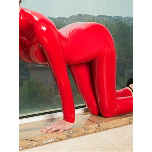 Women's Sexy Bodies Jumpsuit One Piece Pajama Pure Color Fashion Sexy Uniforms Comfort Christmas Street Xmas Bed Spandex Breathable Stand Collar Long Sleeve Elastic Waist Fall Winter Black Pink 6 Women's Sexy Bodies Jumpsuit One Piece Pajama Pure Color Fashion Sexy Uniforms Comfort Christmas Street Xmas Bed Spandex Breathable Stand Collar Long Sleeve Elastic Waist Fall Winter Black Pink - Image 6