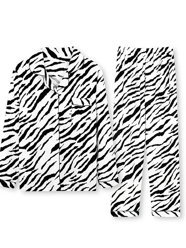 Women's Pajamas Pajama Top And Pant Sets Bear Dot Fashion Casual Soft Home Daily Bed Polyester Breathable Lapel Short Sleeve Shirt Pant Button Pocket Summer Spring Light Pink White Powder 2 Women's Pajamas Pajama Top And Pant Sets Bear Dot Fashion Casual Soft Home Daily Bed Polyester Breathable Lapel Short Sleeve Shirt Pant Button Pocket Summer Spring Light Pink White Powder - Image 2