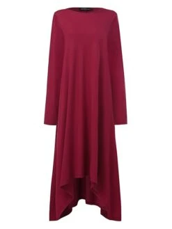 Women's Petite Loungewear Nightgown Nightshirt Dress Pure Color Simple Basic Casual Home Daily Vacation Cotton Blend Breathable Crew Neck Long Sleeve Fall Winter Black Wine 11 Women's Petite Loungewear Nightgown Nightshirt Dress Pure Color Simple Basic Casual Home Daily Vacation Cotton Blend Breathable Crew Neck Long Sleeve Fall Winter Black Wine -Deals The Sexy Bra Store wyjpzb1694072400657
