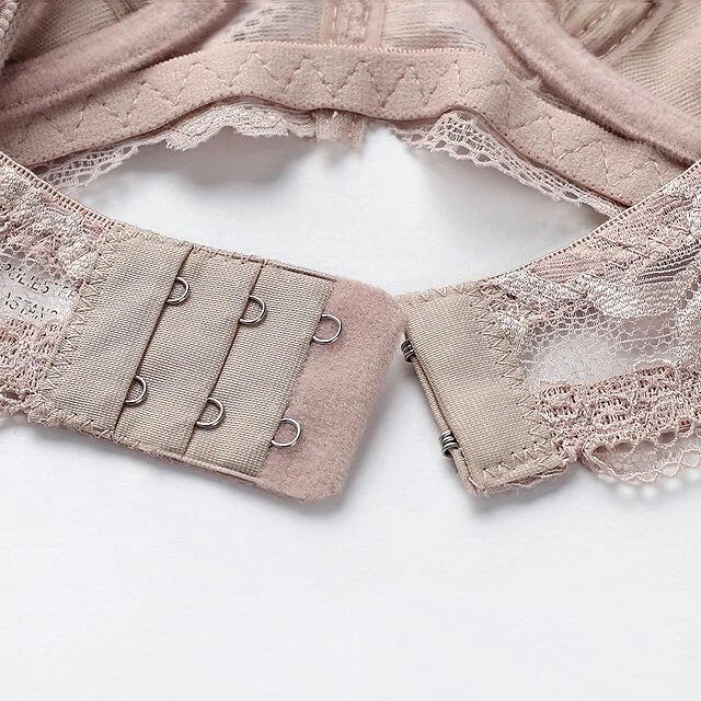 Female Luxury Lace Plus Size Gathered Bra Solid Color Push Up Fashion Sexy Thin Breathable Bra 8 Female Luxury Lace Plus Size Gathered Bra Solid Color Push Up Fashion Sexy Thin Breathable Bra - Image 8