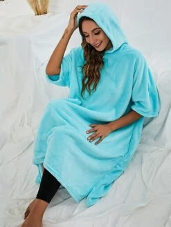 Women's Robes Gown Pure Color Comfort Home Polyester Comfort Hoodie Short Sleeve Pullover Pocket Hoodie Summer Black Light Green 13 Women's Robes Gown Pure Color Comfort Home Polyester Comfort Hoodie Short Sleeve Pullover Pocket Hoodie Summer Black Light Green -Deals The Sexy Bra Store xdbjgb1690446014652