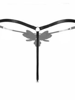 Women's Thong Underwear 5 Pieces Underwear Sexy Lace Hole Color Block Low Waist Sexy 5 Pack-F One-Size -Deals The Sexy Bra Store xdbybh1678171013239