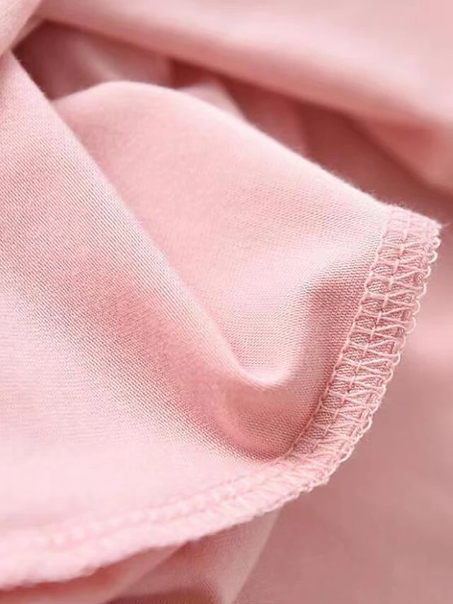 Women's Modal Sleep Dress With Chest Pads Pajamas Nightgown Solid Simple Casual Comfort Home Daily Bed Modal Breathable Crew Neck Long Sleeve Chest Pads Fall Winter Light Pink Black 5 Women's Modal Sleep Dress With Chest Pads Pajamas Nightgown Solid Simple Casual Comfort Home Daily Bed Modal Breathable Crew Neck Long Sleeve Chest Pads Fall Winter Light Pink Black - Image 5