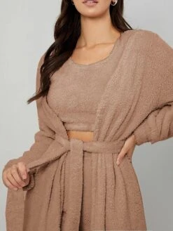 Women's Pajamas Sets Pure Color Fashion Casual Soft Home Daily Bed Polyester Breathable Crew Neck Long Sleeve Robe Top Pant Fall Winter Black White -Deals The Sexy Bra Store xdxdxl1691566010351