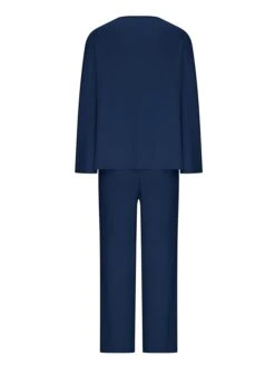 Women's Loungewear Sets Pure Color Simple Casual Comfort Home Daily Bed Polyester Breathable Crew Neck Long Sleeve T Shirt Tee Pant Pocket Fall Winter Black Red -Deals The Sexy Bra Store xllnsn1694072416460