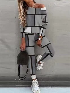 Women's Pajamas Sets Grid / Plaid Fashion Casual Comfort Home Daily Bed Polyester Breathable Crew Neck Long Sleeve Pullover Pant Fall Winter Pink Blue 8 Women's Pajamas Sets Grid / Plaid Fashion Casual Comfort Home Daily Bed Polyester Breathable Crew Neck Long Sleeve Pullover Pant Fall Winter Pink Blue -Deals The Sexy Bra Store xpsoqo1696751806834