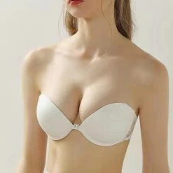 Women's Bras & Bralettes Tube Bra Strapless Demi Cup Solid Color V Neck Stretchy Breathable Invisible Casual Daily Nylon White / 1 PC 26 Women's Bras & Bralettes Tube Bra Strapless Demi Cup Solid Color V Neck Stretchy Breathable Invisible Casual Daily Nylon White / 1 PC -Deals The Sexy Bra Store xqetss1646045159828