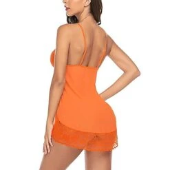 Women's Babydoll & Slips Suits Chemises & Negligees Jacquard Solid Colored Spandex Strap Mesh Lace Spring Summer Green White / Hook & Eye / Erotic -Deals The Sexy Bra Store xrihdw1639472301979