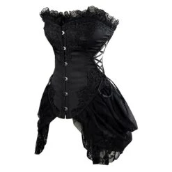 Corset Women's Corsets Trachtenmieder Christmas Halloween Wedding Party Birthday Party Plus Size Black Red Black White Sexy Country Bavarian Hook & Eye Lace Up Classic Tummy Control Push Up Solid -Deals The Sexy Bra Store xwvczx1663922668035