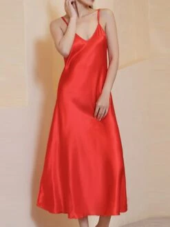 Women's Slip Lingerie Nightgown Nightshirt Dress Pure Color Simple Casual Comfort Home Daily Bed Satin Breathable Straps Sleeveless Fall Winter Black White 30 Women's Slip Lingerie Nightgown Nightshirt Dress Pure Color Simple Casual Comfort Home Daily Bed Satin Breathable Straps Sleeveless Fall Winter Black White -Deals The Sexy Bra Store xyngas1697074778433