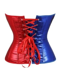 Women's Body Shaper Color Combo Fashion Corsets Comfort Party Christmas Halloween Xmas Acrylic Breathable Bandeau Sleeveless Backless Summer Spring Red -Deals The Sexy Bra Store ybifpp1693295686246