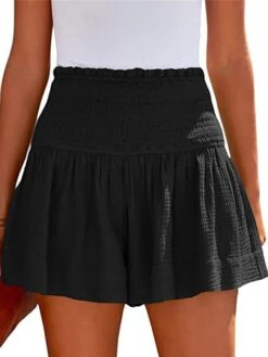 Women's Loungewear Pants Pure Color Simple Basic Casual Home Daily Vacation Cotton Breathable Shorts Summer Spring Black White -Deals The Sexy Bra Store ydtfzl1679462577646