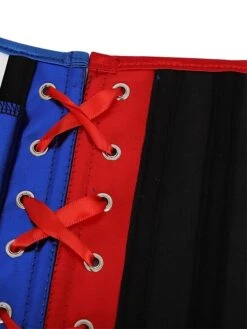 Women's Body Shaper Color Combo Fashion Corsets Comfort Party Christmas Halloween Xmas Acrylic Breathable Bandeau Sleeveless Backless Summer Spring Red -Deals The Sexy Bra Store yevztb1693295686887