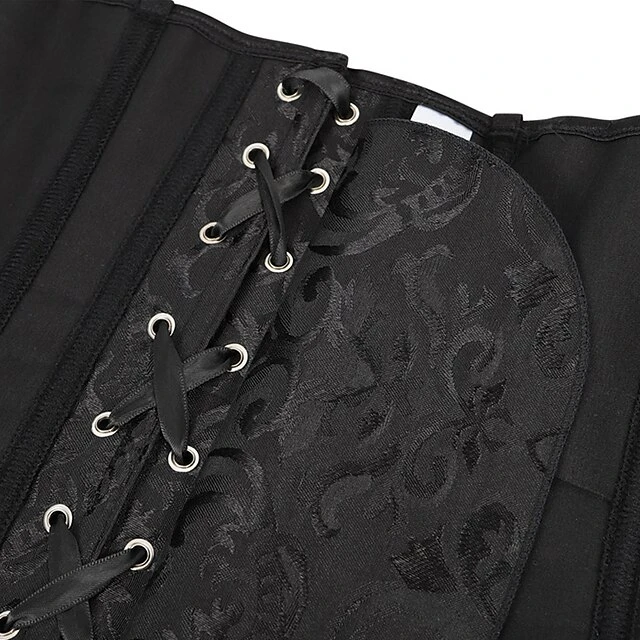 Women's Corsets Halloween Country Bavarian Overbust Corset Tummy Control Push Up Lace Lace Jacquard Pure Color Hook & Eye Lace Up Cotton Polyester Christmas Wedding Party Birthday Party Fall 13 Women's Corsets Halloween Country Bavarian Overbust Corset Tummy Control Push Up Lace Lace Jacquard Pure Color Hook & Eye Lace Up Cotton Polyester Christmas Wedding Party Birthday Party Fall - Image 13