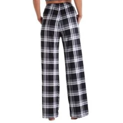 Women's Christmas Pajamas Pants 1 PCS Grid / Plaid Fashion Comfort Sport Xmas Home Party Club Bamboo Gift Long Pant Basic Print Pocket Spring Summer Light Pink White -Deals The Sexy Bra Store yltjkb1634784232343