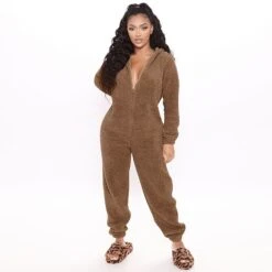Women's Flannel Onesies Pajama For Adult Jumpsuits Nighty Pure Color Simple Comfort Party Home ChristmasWarm Gift Hoodie Long Sleeve Fall Winter Black 35 Women's Flannel Onesies Pajama For Adult Jumpsuits Nighty Pure Color Simple Comfort Party Home ChristmasWarm Gift Hoodie Long Sleeve Fall Winter Black -Deals The Sexy Bra Store ymoryr1639475948071
