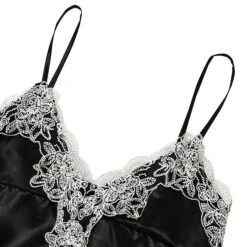 Women's Lingerie Pajama Sets 5 Pieces Satin Floral Lace Cami Top With Robe Nightgown Pants Pink Black Size XXL 19 Women's Lingerie Pajama Sets 5 Pieces Satin Floral Lace Cami Top With Robe Nightgown Pants Pink Black Size XXL -Deals The Sexy Bra Store ymwudy1659439318530