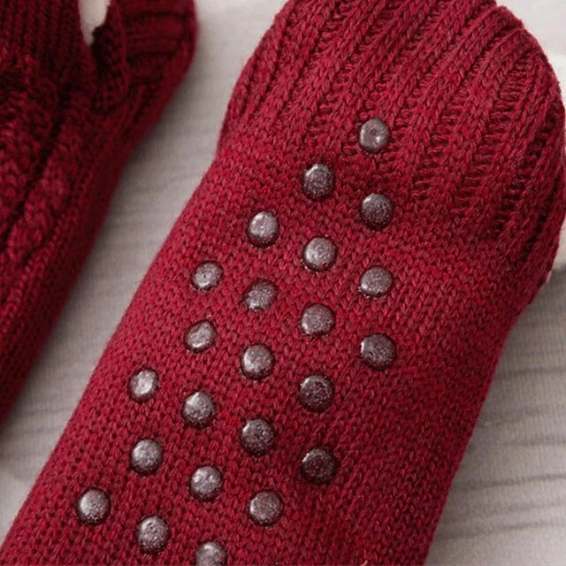 Women's 1 Pair Socks Slipper Socks Fashion Comfort Novelty Fleece Solid Colored Casual Daily Indoor Warm Winter Fall Black Blue Wine 6 Women's 1 Pair Socks Slipper Socks Fashion Comfort Novelty Fleece Solid Colored Casual Daily Indoor Warm Winter Fall Black Blue Wine - Image 6