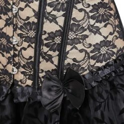 Corset Women's Plus Size Corsets Country Bavarian Overbust Corset Stylish Tummy Control Push Up Lace Solid Colored Solid Color Hook & Eye Lace Up Nylon POLY Christmas Halloween Wedding Party Birthday -Deals The Sexy Bra Store yrhdas1642658439104